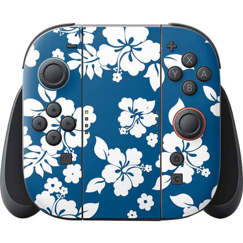 Blue and White Nintendo Skins