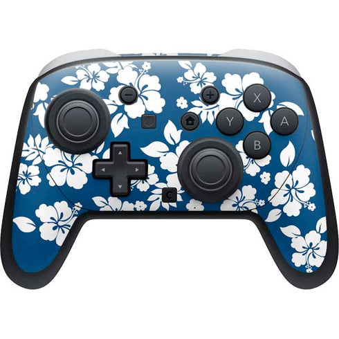 Blue and White Nintendo Skins