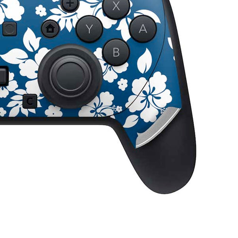 Blue and White Nintendo Switch 2 (2025) Pro Controller Skin