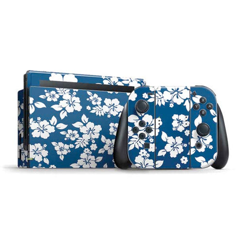 Blue and White Nintendo Skins