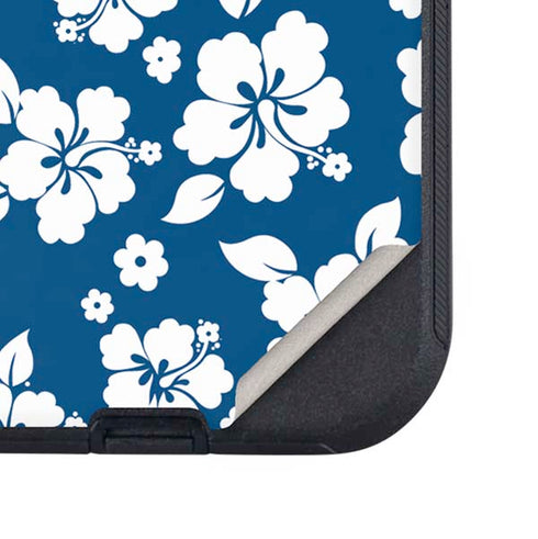 Blue and White Otterbox Defender iPhone Skin