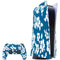 Blue and White PlayStation PS5 Skins