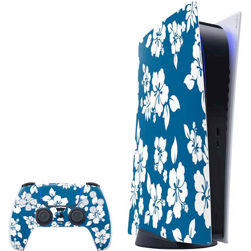Blue and White PlayStation PS5 Skins