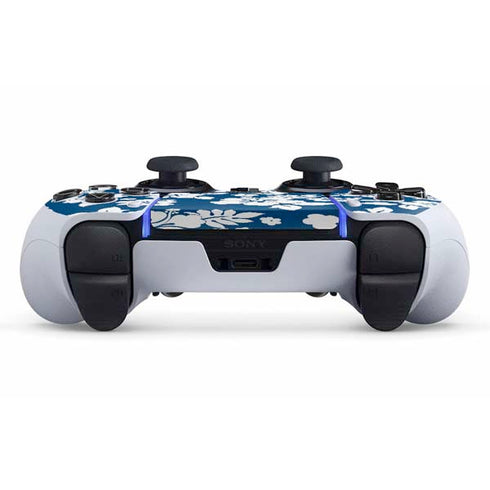 Blue and White PS5 DualSense Edge Pro Controller Skin