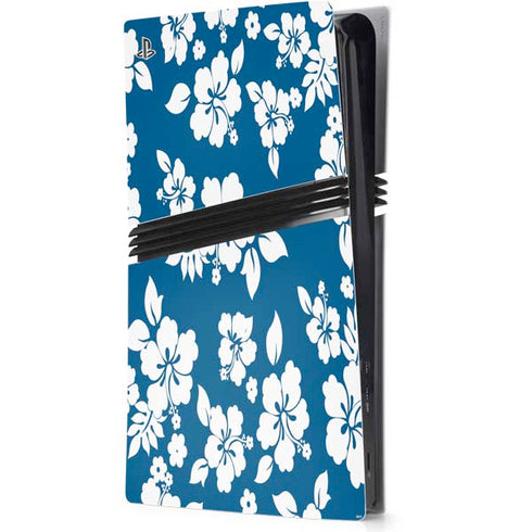 Blue and White PS5 Pro Console Skin