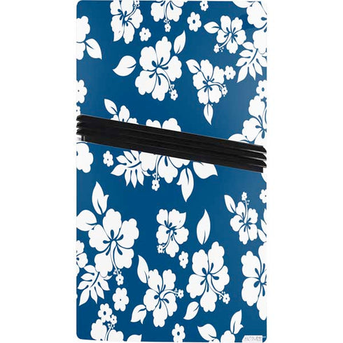 Blue and White PS5 Pro Console Skin