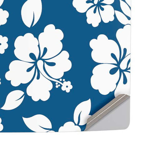 Blue and White PS5 Pro Disk Console Skin