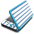 Blue and White Stripes Nintendo Skins
