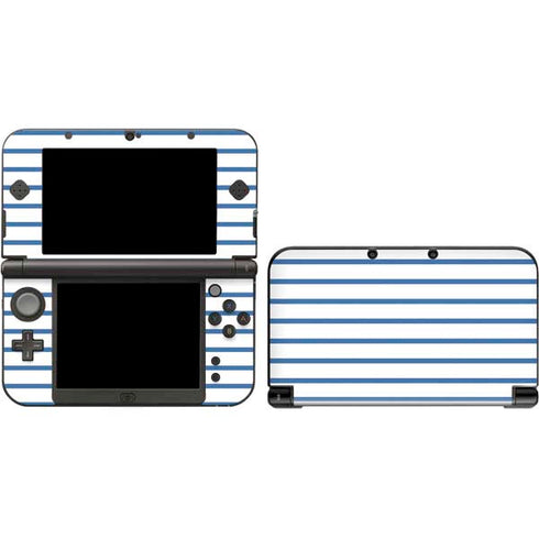 Blue and White Stripes Nintendo Skins