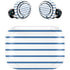 Blue and White Stripes Amazon Echo Buds Skin
