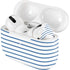 Blue and White Stripes AirPods Skins