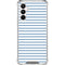 Blue and White Stripes Galaxy A16 5G Clear Case