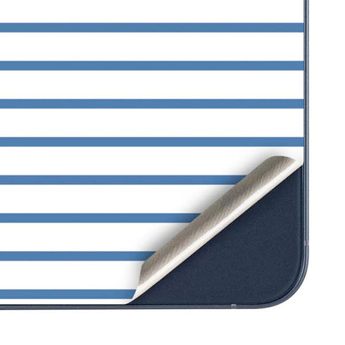 Blue and White Stripes Galaxy A35 5G Skin