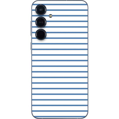 Blue and White Stripes Galaxy A36 5G Skin