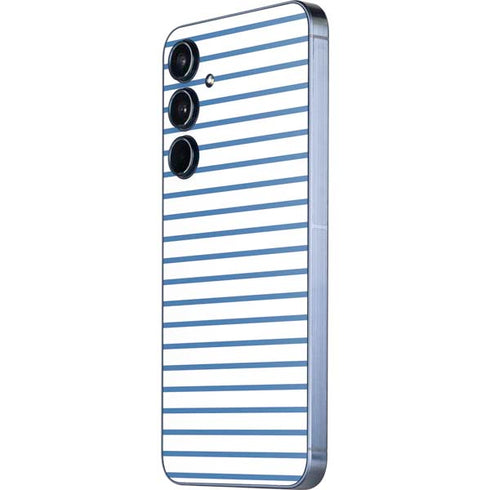 Blue and White Stripes Galaxy A36 5G Skin