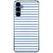 Blue and White Stripes Galaxy A55 5G Clear Case