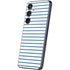 Blue and White Stripes Galaxy S25 Plus Skin