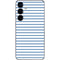 Blue and White Stripes Galaxy S24 Skin