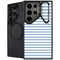 Blue and White Stripes Galaxy S25 Ultra Kickstand Case
