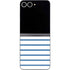 Blue and White Stripes Galaxy Z Flip6 Skin