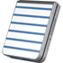 Blue and White Stripes Galaxy Z Flip6 Skin