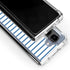 Blue and White Stripes Galaxy Z Fold5 5G Clear Case