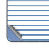Blue and White Stripes Galaxy Z Fold5 5G Skin