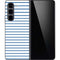 Blue and White Stripes Galaxy Z Fold5 5G Skin