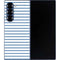 Blue and White Stripes Galaxy Z Fold6 Skin