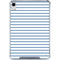 Blue and White Stripes iPad 11th Gen (2025) Clear Case
