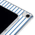 Blue and White Stripes iPad 11th Gen (2025) Clear Case