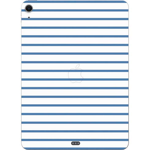 Blue and White Stripes Apple iPad Air Skin