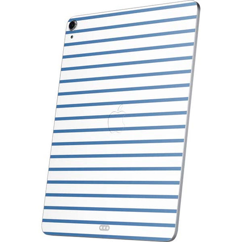 Blue and White Stripes Apple iPad Air Skin