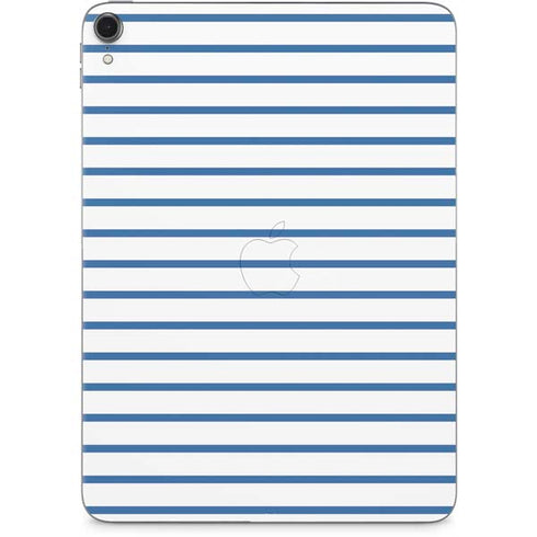 Blue and White Stripes Apple iPad Pro Skin