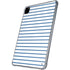 Blue and White Stripes iPad Pro 11in (2024) Clear Case