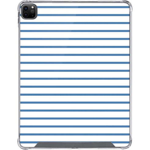 Blue and White Stripes iPad Cases