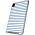 Blue and White Stripes iPad Cases