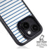 Blue and White Stripes iPhone 13 Kickstand Case