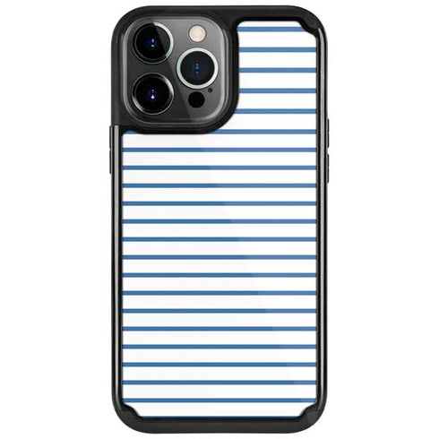 Blue and White Stripes iPhone Cases