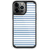 Blue and White Stripes iPhone Cases