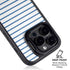 Blue and White Stripes iPhone 13 Pro Max Kickstand Case