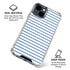 Blue and White Stripes iPhone 15 Clear Case