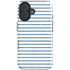 Blue and White Stripes iPhone 16 Magsafe Impact Case