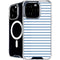 Blue and White Stripes iPhone 16 Pro MagSafe Case