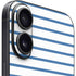 Blue and White Stripes iPhone 16 Skin