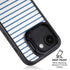 Blue and White Stripes iPhone 16e Kickstand Case
