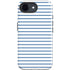 Blue and White Stripes iPhone 16e Impact Case