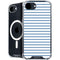 Blue and White Stripes iPhone 16e MagSafe Case