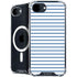 Blue and White Stripes iPhone 16e MagSafe Case
