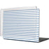 Blue and White Stripes MacBook Cases